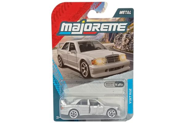 Majorette Mercedes Benz 190 E 2.5-16 EVO II silber - Vintage