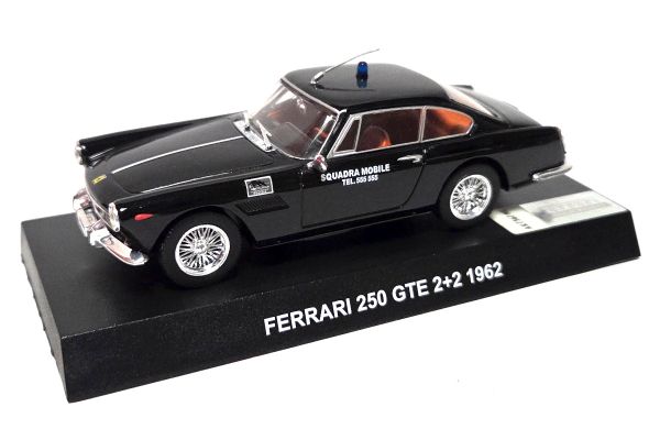 gebraucht! DeAgostini Ferrari 250 GTE 2+2 schwarz 1962 Squadra Mobile 1:43
