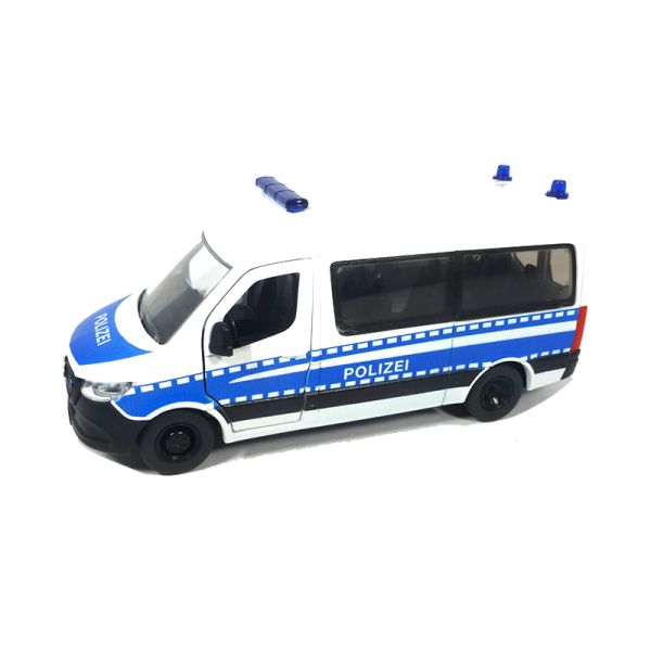 Siku 2305 Mercedes Benz Sprinter &quot;Bundespolizei&quot; weiss/blau Maßstab 1:50