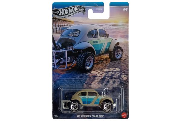 Hot Wheels JCB70 VW Käfer Baja Bug hellbraun/blau - Beach Bums 5/5