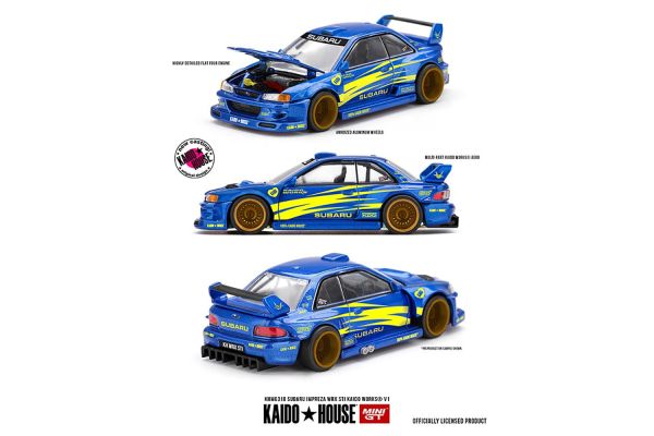 ***PREORDER Kaidohouse Subaru Impreza WRX STI Kaido Works V1 1998 blau