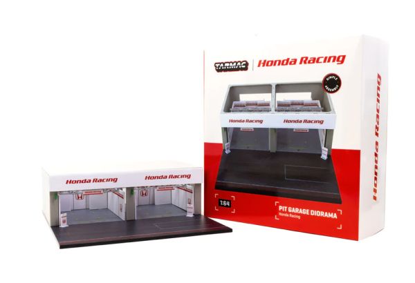 Tarmac T64D-TL001-HONDA Pit Garage "Honda Racing" - Parts64 Maßstab 1:64 Modellauto