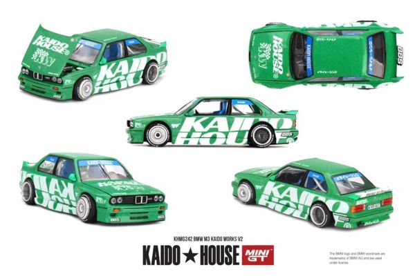 ***PREORDER Kaidohouse BMW M3 (E30) Kaido Works V2 1989 grün