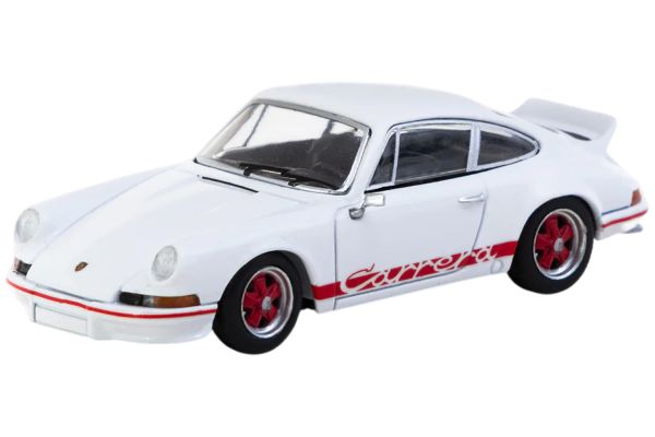 Tarmac Porsche 911 Carrera RS 2.7 Lightweight weiss/rot 1:64