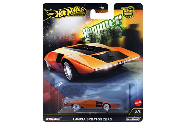 Hot Wheels FPY86-HRV77 Lancia Stratos Zero orange - Hammer Drop 2/5