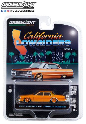 Greenlight 63030-F Chevrolet Caprice Classic orange metallic 1990 - California Lowriders 2 Maßstab 1