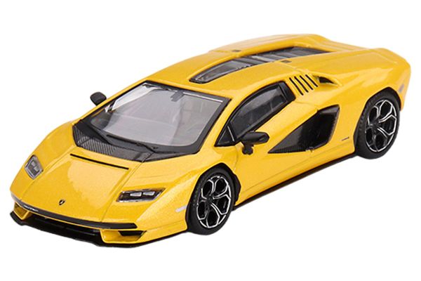 ***TSM-Models 733 Lamborghini Countach LPi-800-4 gelb 2024 (LHD) - MiniGT Maßstab 1:64