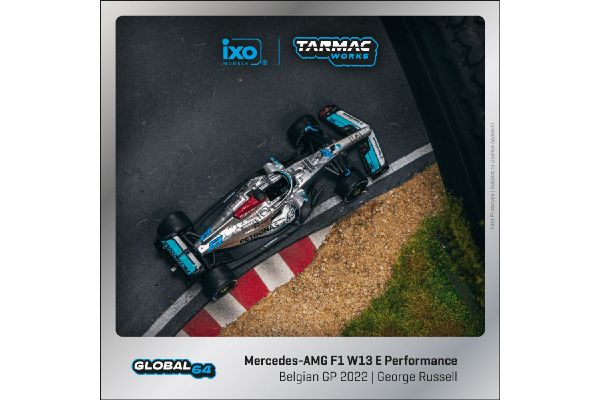 ***Tarmac T64G-F044-GR3 Mercedes-AMG F1 W13 E Performance George Russell Belgian Grand Prix 2022 Maß