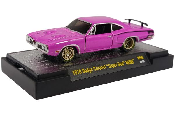 M2 Machines Dodge Coronet Super Bee Hemi 1970 pink 1:64