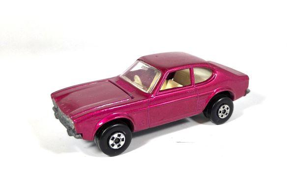 gebraucht! Matchbox No.54 Ford Capri lila metallic 1970 Made in England - fast wie neu