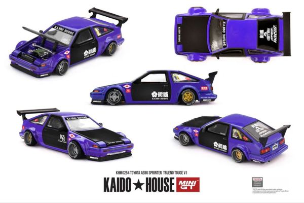 ***PREORDER Kaidohouse Toyota AE86 Sprinter Trueno Kaido Touge V1 1983 lila