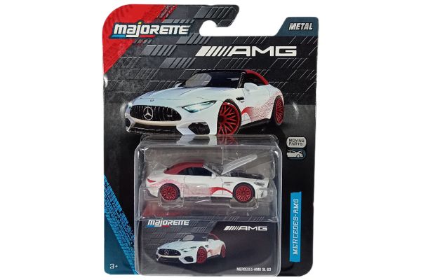 Majorette Mercedes-AMG SL63 weiss/rot - Mercedes-AMG 1:64