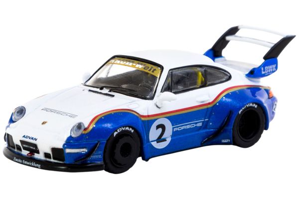 Tarmac Porsche RWB 993 Liberty Walk #2 weiss/blau