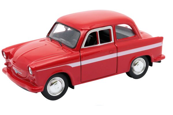 Nex Trabant P50 rot mit Rückzugmotor 1:38