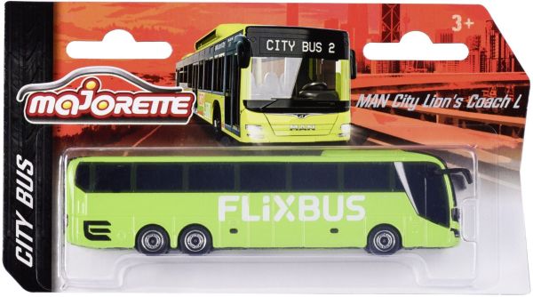 Majorette 212053159-Q01 MAN City Lion's Coach L "Flixbus" grün Reisebus