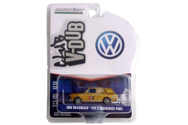 Greenlight 36100-B VW Type 3 Squareback Panel gold metallic 1969 - V-Dub 19