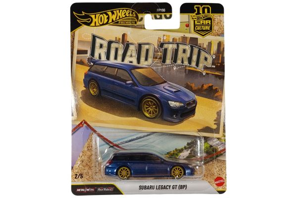 Hot Wheels FPY86-JKF07 Subaru Legacy GT Wagon blau metallic - Road Trip 2/5