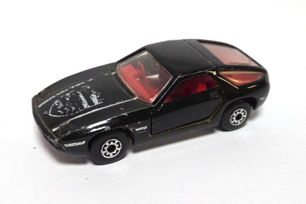 gebraucht! Matchbox No.59 Porsche 928 schwarz 1979 Lesney Superfast - leicht bespielt