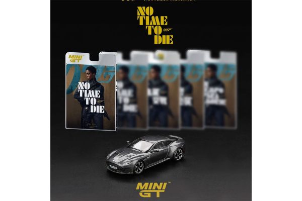 MiniGT 904 Aston Martin DBS dunkelgrau 2015 James Bond - No Time To Die