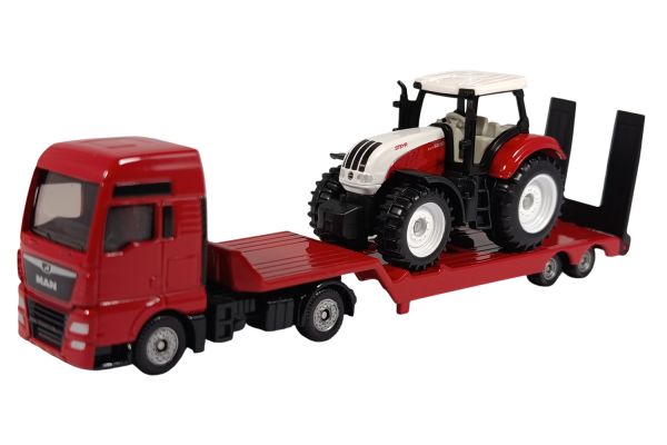 Siku 1764 MAN LKW mit Steyr Traktor rot 1:87