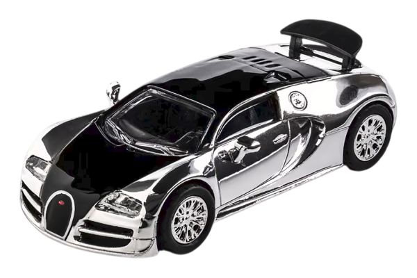 Majorette 8505001030 Bugatti Veyron 16.4 2005 chrom - The Collection 1:64