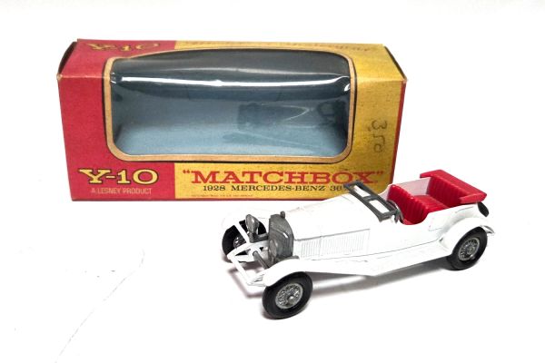 gebraucht! Matchbox Y-10 Mercedes Benz 36/220 weiss 1928 Maßstab ca. 1:52 - fast wie neu mit BOX
