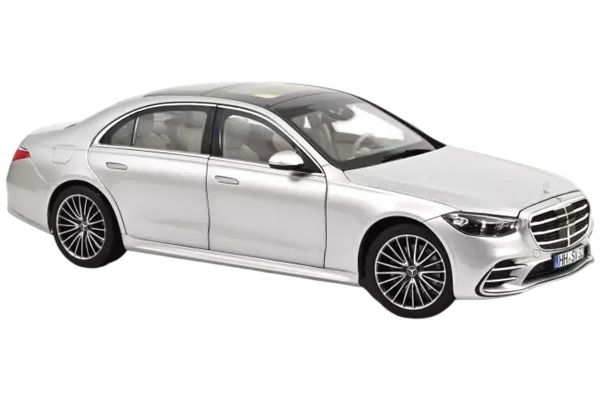 Norev Mercedes Benz S-Klasse AMG-Line silber 2021 1:18