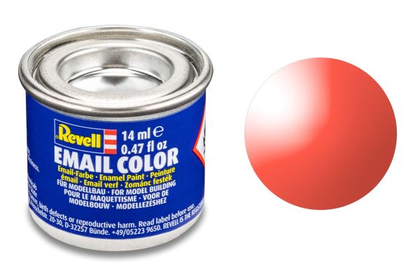 Revell 32731 rot klar Email Farbe Kunstharzbasis 14 ml Dose