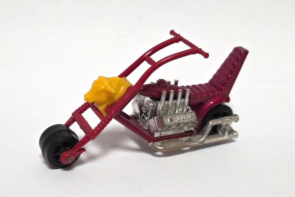 gebraucht! Matchbox No.49 Chopper Chop Suey rot 1972 - leicht bespielt