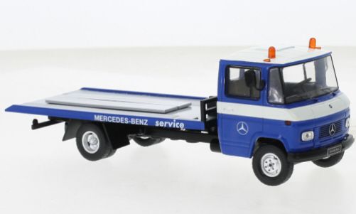 IXO Models CLC489 Mercedes L 608 D "Mercedes Benz Service" Abschleppwagen blau 1980 Maßstab 1:43 Mod