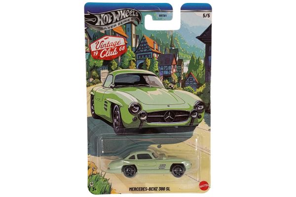 Hot Wheels JKY25 Mercedes-Benz 300 SL mintgrün - Vintage Club 5/5
