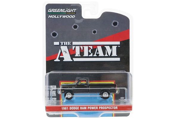 Greenlight 62040-C Dodge RAM Power Prospector schwarz 1981 A-Team 1:64