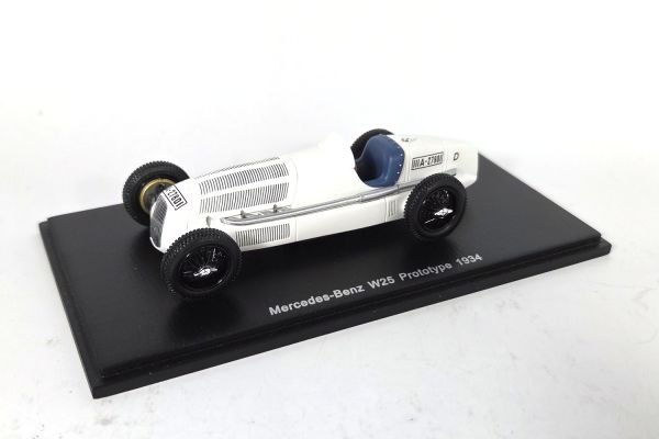 NOS! Spark Mercedes-Benz W25 Prototype 1934 weiss 1:43