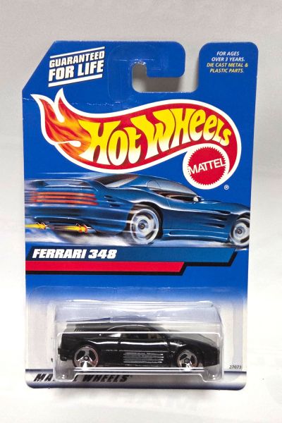 NOS! Hot Wheels 27073 Ferrari 348 schwarz - Blister