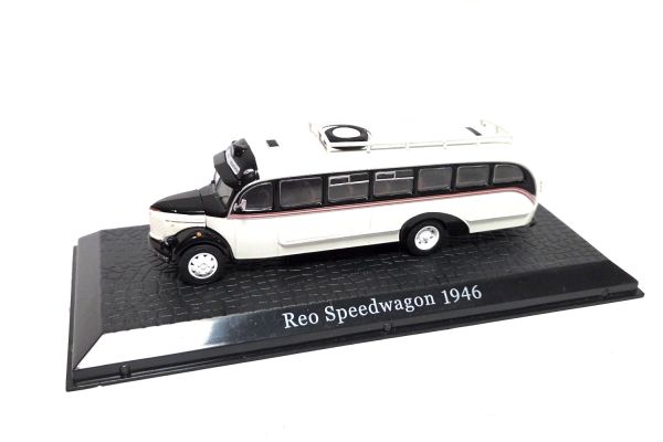 gebraucht! Atlas 7163122 Reo Speedwagon 1946 weiß/schwarz 1:72 - ganz leicht bespielt