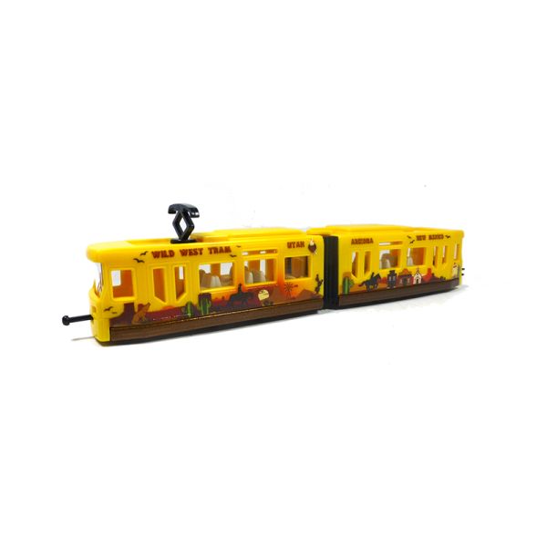Siku 1615 Straßenbahn "Wild West Tram" gelb Kunststoff