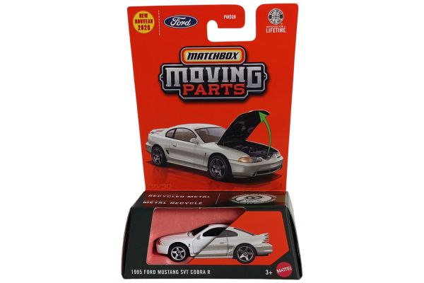 Matchbox FWD28-JHV30 Ford Mustang SVT Cobra R 1995 weiss - Moving Parts 2026 1:64