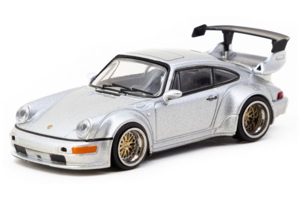 Tarmac Porsche 911 RWB 964 silber 1:64