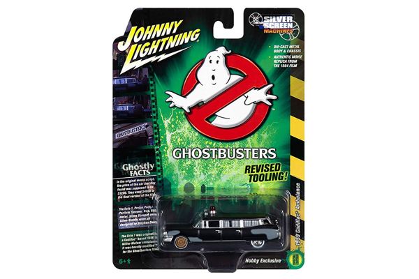 Johnny Lightning JLSS005 Cadillac Ambulance schwarz - Ghostbusters 1:64