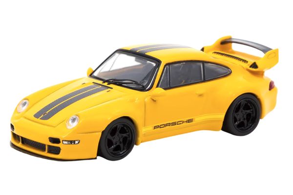 Tarmac Porsche 993 Remastered By Gunther Werks gelb 1:64