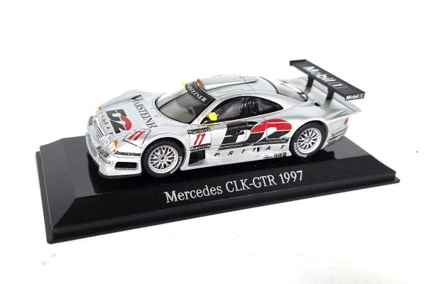 NOS! Maisto Mercedes-Benz CLK GTR #11 D2 silber 1:43