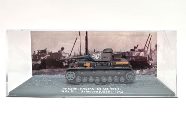 De Agostini 10 Pz.Kpfw. IV Ausf. G - Sowjetunion 1942 Maßstab 1:72 Panzer-Sammlung (NOS)