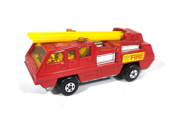 gebraucht! Matchbox No.22 Blaze Buster Leiter gelb Feuerwehr rot Superfast 1975 - fast wie neu