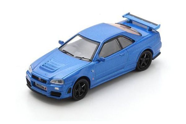 Schuco 452033700 Nissan Skyline GT-R (R34) Nismo Z-tune blau metallic Maßstab 1:64 Modellauto