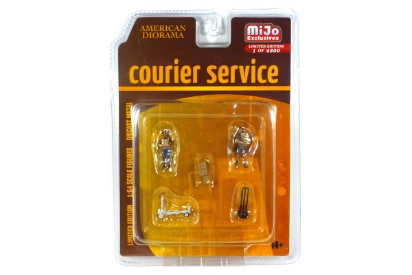 American Diorama AD76495 Figurenset &quot;Courier Service&quot; mijo Exclusives Maßstab 1:64