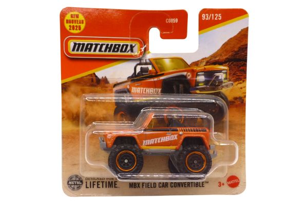 Matchbox MBX Field Car Cabrio orange 1:64 (JBR03)