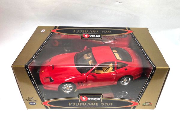 NOS! Bburago 3364 Ferrari 550 Maranello 1996 rot 1:18 - neuwertig mit BOX
