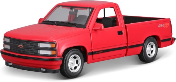 Maisto Chevrolet 454 SS Pick up 1993 rot 1:24