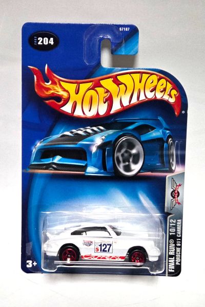 NOS! Hot Wheels 57187 Porsche 911 Carrera Final Run 10/12 Longcard - Blister