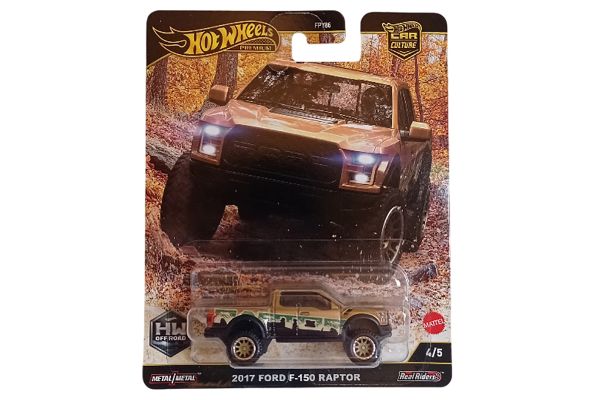 Hot Wheels FPY86-JBK70 Ford F-150 Raptor goldfarben - Off Road 4/5 1:64